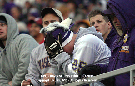 Unhappy Husky fans - Apple Cup 2008